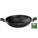 Tefal Unlimited Wadjan 36 cm en aluminium avec revêtement en titane. Convient à tous les feux, y compris l'induction