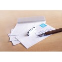 Enveloppes Mairie 114x162 C6 service bande adhésive blanc 80gr les 25st