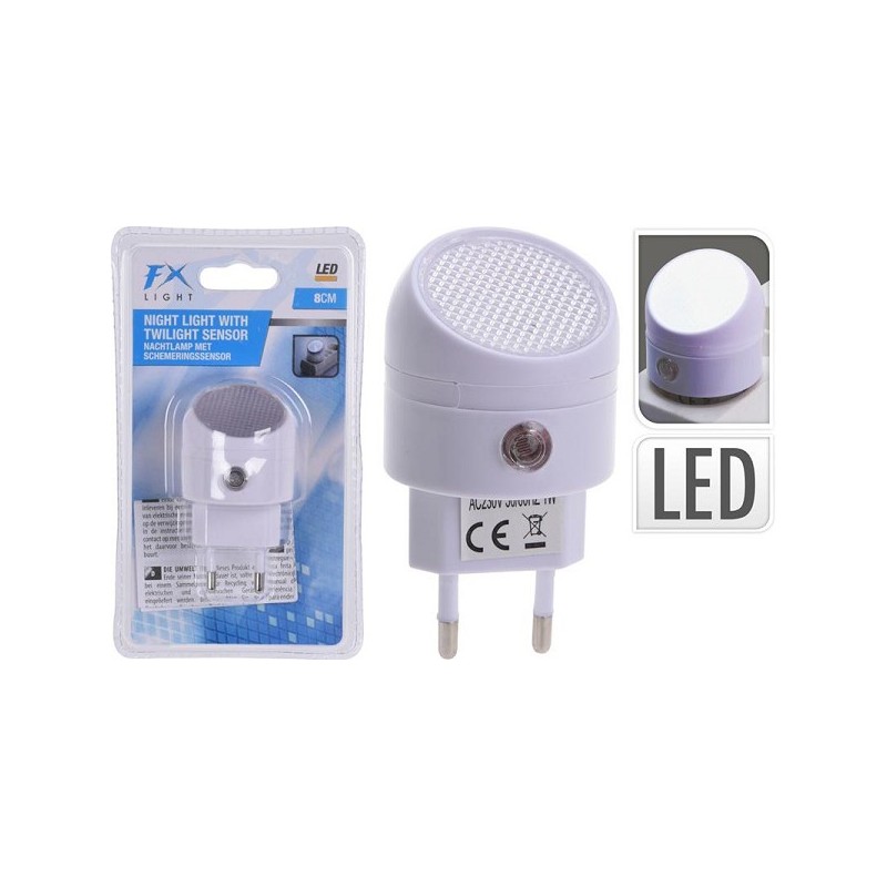 Veilleuse LED avec Capteur Blanc