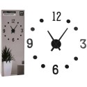 Faites-le vous-même Horloge murale en Mdf Noir