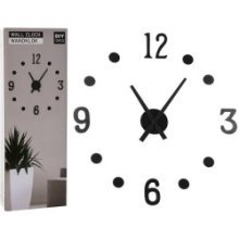 Faites-le vous-même Horloge murale en Mdf Noir