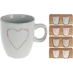 Tasse en faïence 150ml lot de 2 pièces