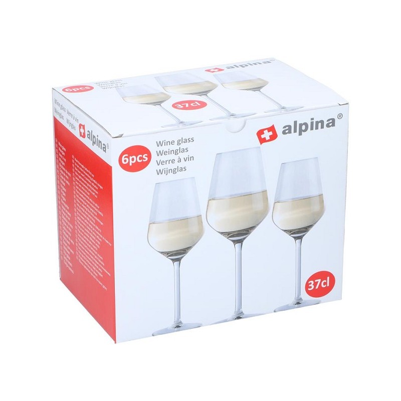 Alpina Wijnglazenset 6-delig 37cl voor witte wijn