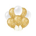 Paperdreams Ballons de décoration or/blanc - 65 Pack de 8 pièces