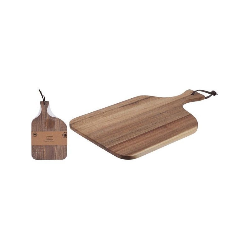 Snijplank Acacia hout met handvat 34x20cm