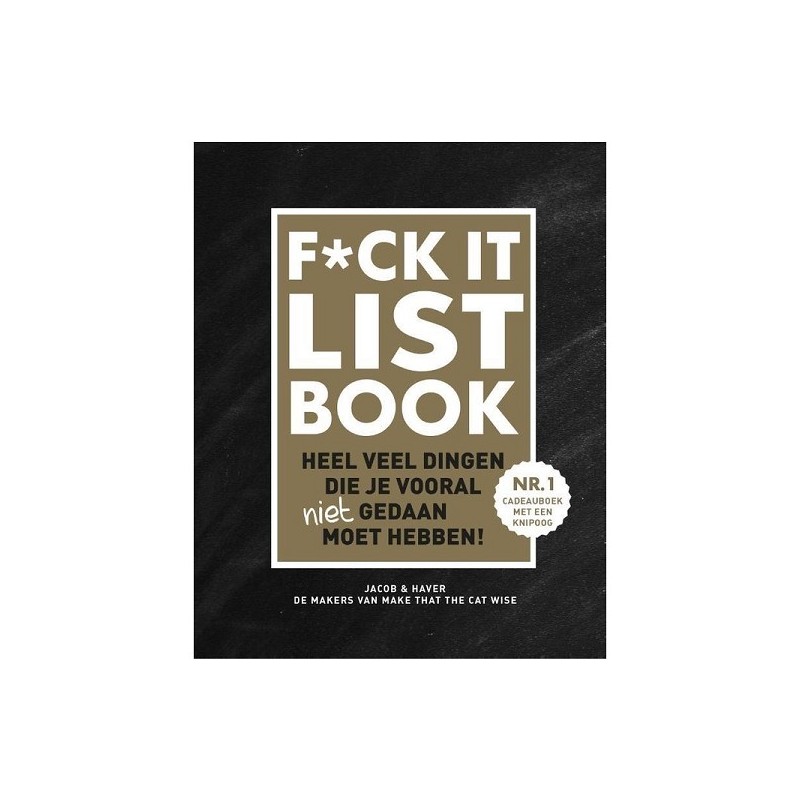 F*ck it list book