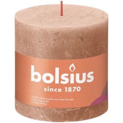 Bougie bloc rustique Bolsius 100/100 caramel crémeux - Creamy Karame