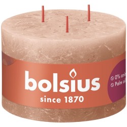 Bougie pilier Bolsius Rustic 90/140 3 mèches Creamy Caramel - Creamy Karame