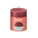 Bolsius  Rustiek stompkaars 80/68 Shimmer Delicate Red-Delicaat Rood