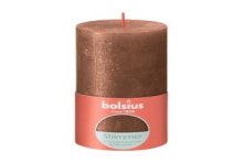 Bolsius Bougie bloc rustique 130/68 Cuivre chatoyant