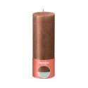 Bolsius Rustiek stompkaars 190/68 Shimmer Copper