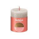 Bolsius Rustiek stompkaars 80/68 Sunset Sandy grey en Gold