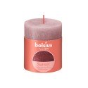 Bolsius Sunset Collection Rustiek stompkaars 80/68 Ash Rose en Red