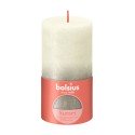 Bolsius Rustiek stompkaars 130/68 Sunset Soft Pearl en Champagne