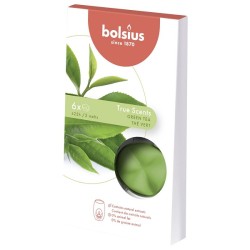 Bolsius Cire Parfumée Meltable Pack de 6 True Scents Thé Vert