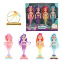 Toi Toys Sirènes Set avec 4 poupées 15cm Sirènes sœurs