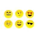 Toi Toys Balle gonflable 'Emoji' Ø8cm jaune