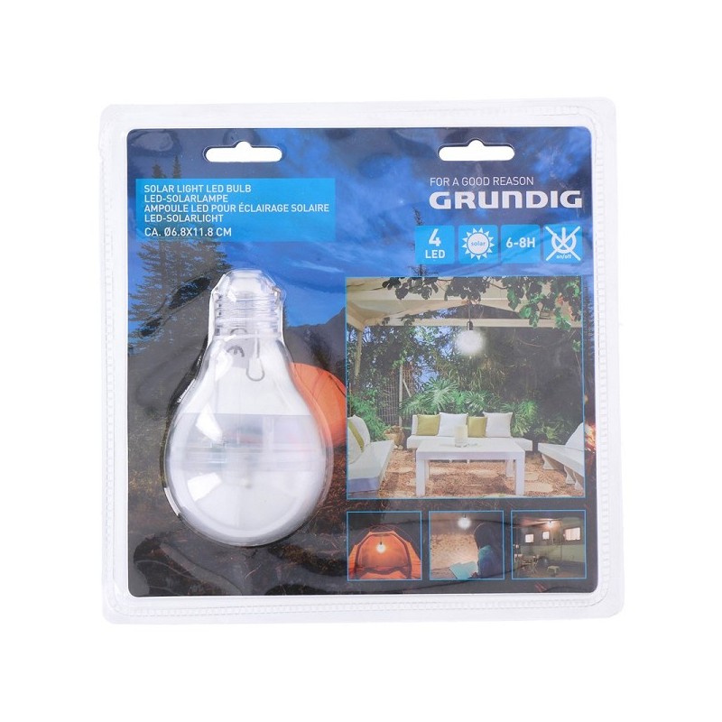 Grundig Lampe Solaire 4LED 7x12cm