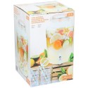 Pichet limonade avec robinet 8L verre 20x20x34cm