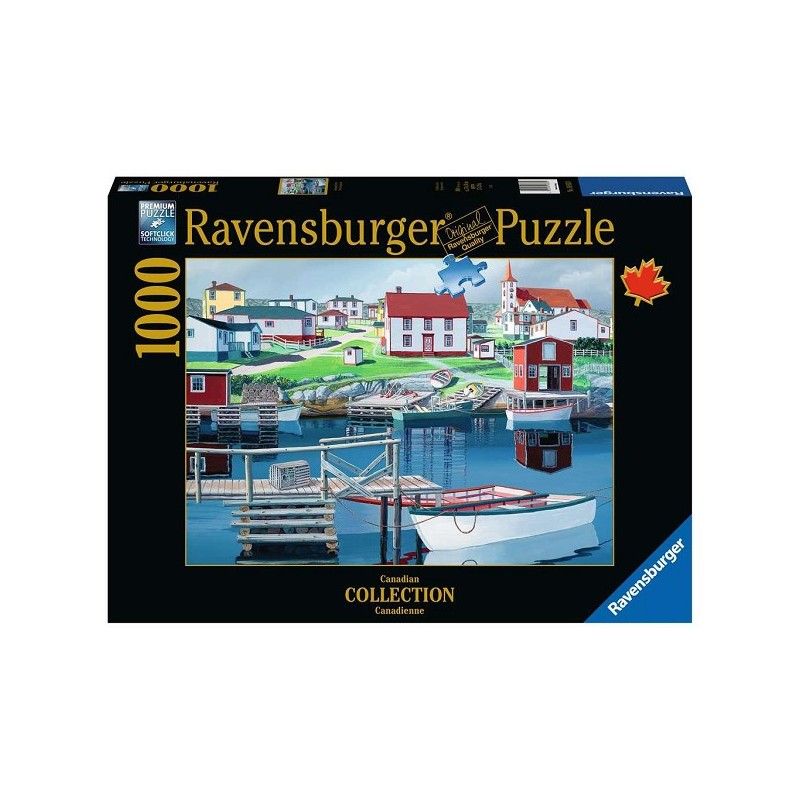 Ravensburger puzzel Haven in Greenspond 1000 stukjes