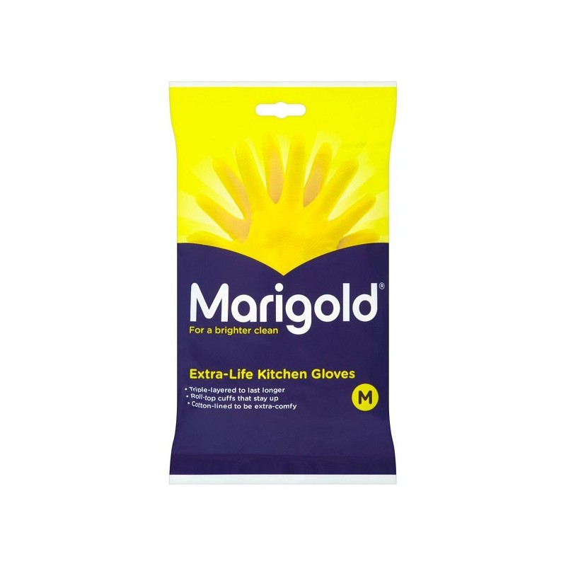 Marigold Kitchen geel M pak a 6 paar handschoenen