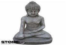 Statue de jardin Bouddha assis M 27x20x40cm