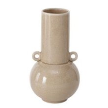 Boltze Home Vase Yardim beige H26cm en céramique