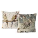 Boltze Home Coussin avec oiseau 45x45cm