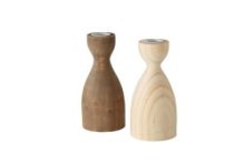 Boltze Home Kandelaar hout H22cm Allaro dennenhout