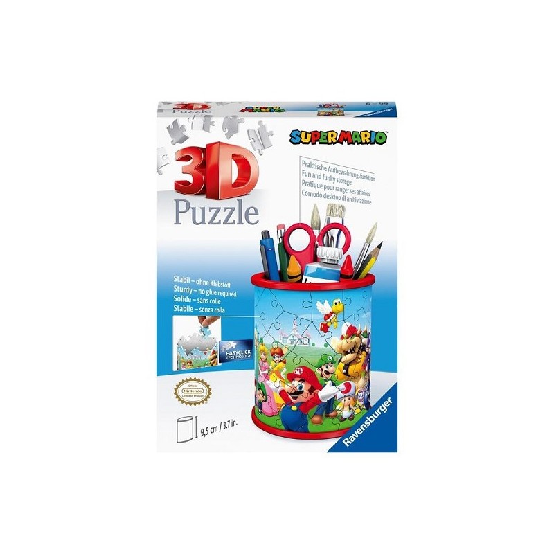 Ravensburger 3D puzzel Super Mario pennenbak 54 stukjes