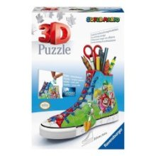 Ravensburger Puzzle 3D Super Mario sneaker plumier 108 pièces