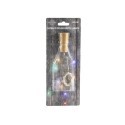 Bouchon de bouteille faux liège avec 10 lampes LED éclairage filaire multicolore 3xLR44 (incl)