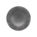 Onderbord kunststof metallic zilver Ø33cm