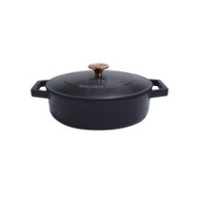 Cocotte Ø26cm fonte noir mat