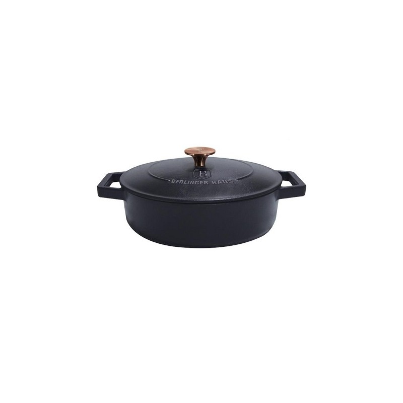 Cocotte Ø26cm fonte noir mat