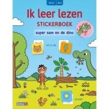 Deltas Ik leer lezen Stickerboek - Super Sam en de dino (AVI E3 / AVI 2)