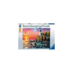 Ravensburger puzzle 500 pièces Phare le soir