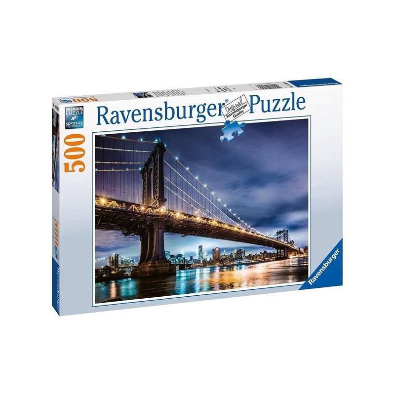 Ravensburger puzzel 500 stukjes NY,de stad die nooit slaapt