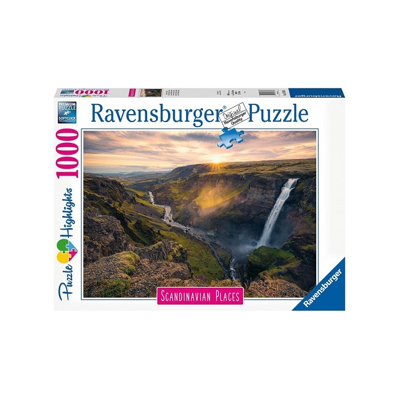 Ravensburger puzzle 1000 pièces Haifoss Lieux Scandinaves