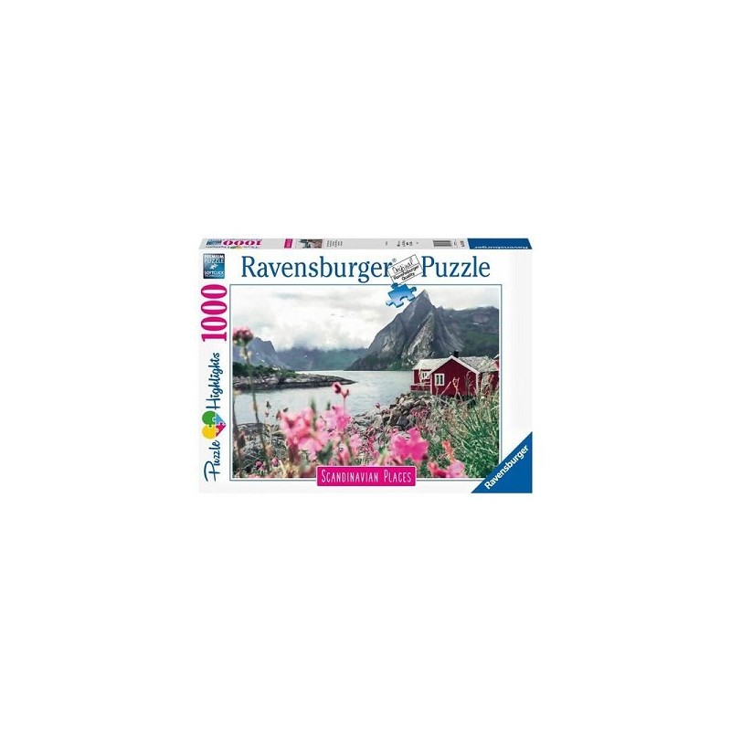 Ravensburger puzzle 1000 pièces Reine, Lofoten, Norvège Lieux Scandinaves