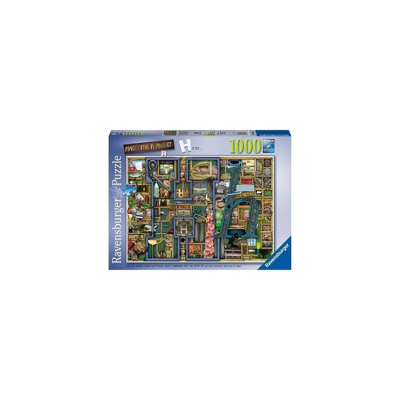 Puzzle Ravensburger 1000 pièces Alphabet Awes de Thompson