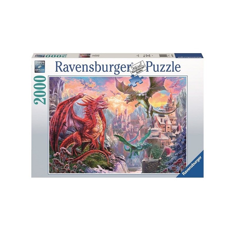 Puzzle Ravensburger 2000 pièces Dragonland