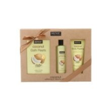 Sence Collection Coffret Coconut Planet Love Perles de bain 150 gr, gommage corporel 150 ml, gel douche 200 ml