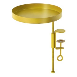 Esschert Design Ronde gouden vensterbankklem M Ø18xh24,6cm metaal