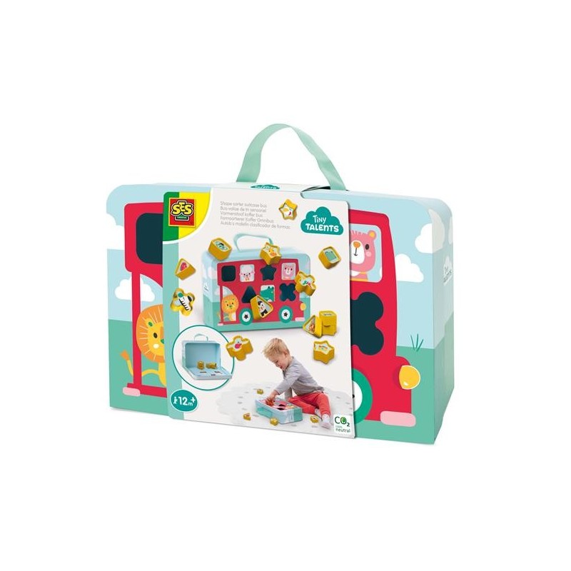 Ses Tiny talents Trieur de formes valise bus