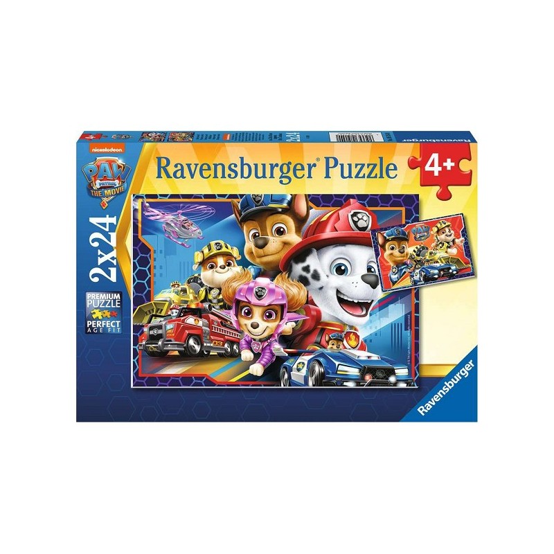 Ravensburger puzzel Paw Patrol Altijd paraat 2x24 stukjes