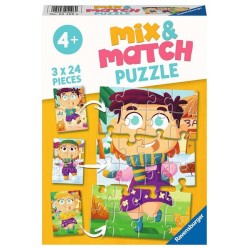 Ravensburger Mix&Match puzzel Kleding 3x24 stukjes