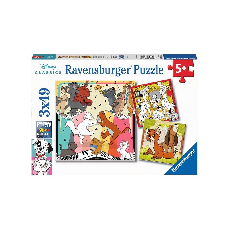 Ravensburger puzzle Disney Classiques 3x49 pièces