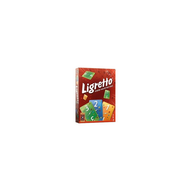 999 Games Ligretto rood kaartspel
