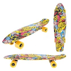 Toi Toys Skateboard Cool imprimé Skul bigwheel 60cm